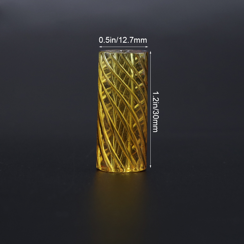 Colorful Pre Rolled Smoke Accessories 35*12.7mm Joint Smoking 8 Holes Glass Filter Tips