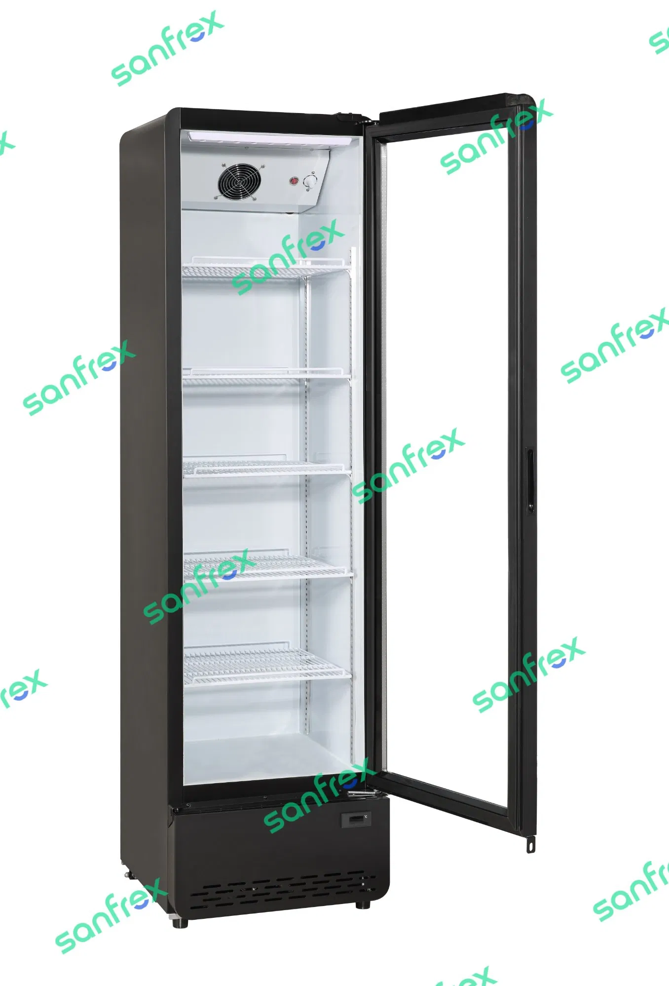 Frost Free Beverage Showcase Cooler with Model No.: Ss-P368wa
