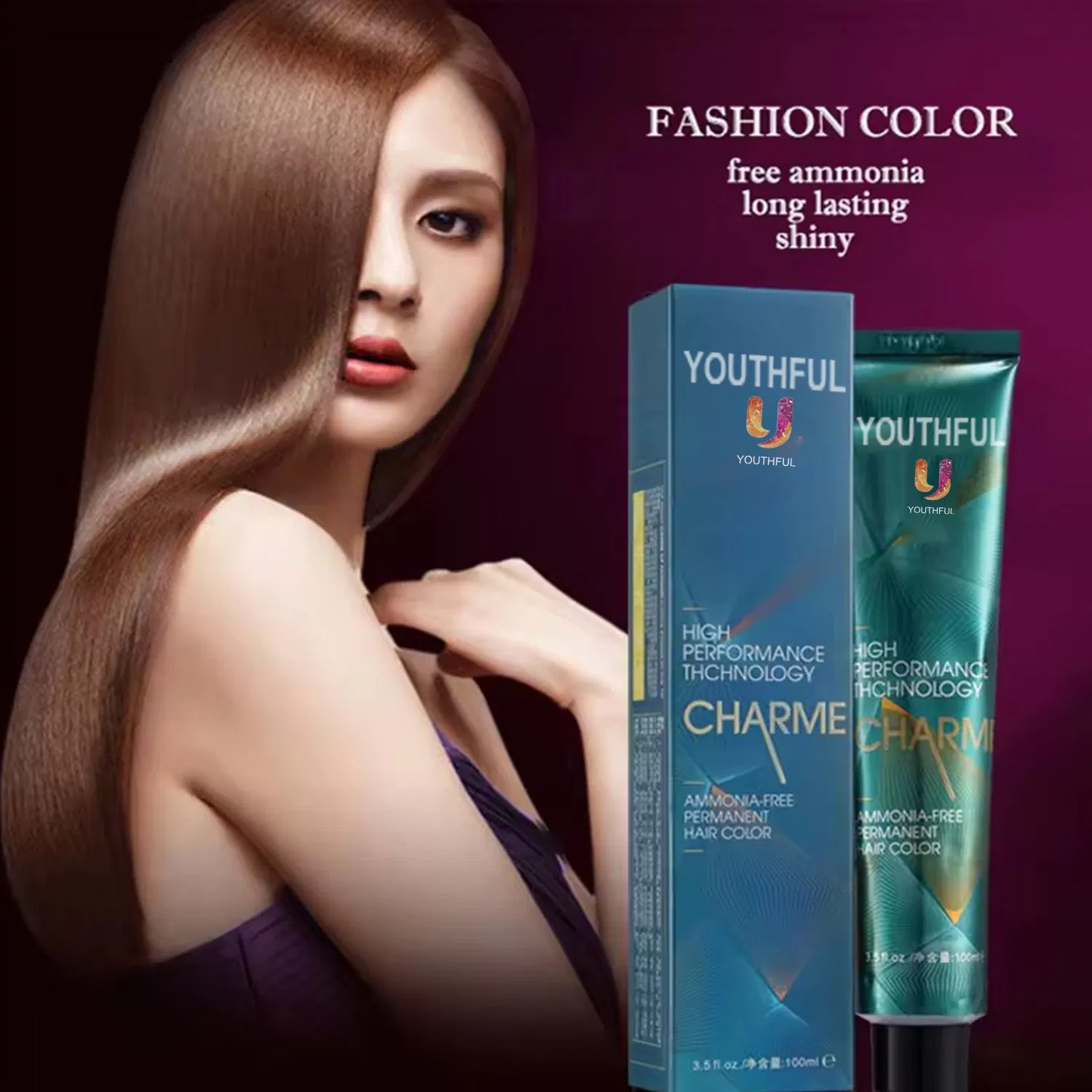 Foctory Cover White Hair Professional Dye Cream Portable