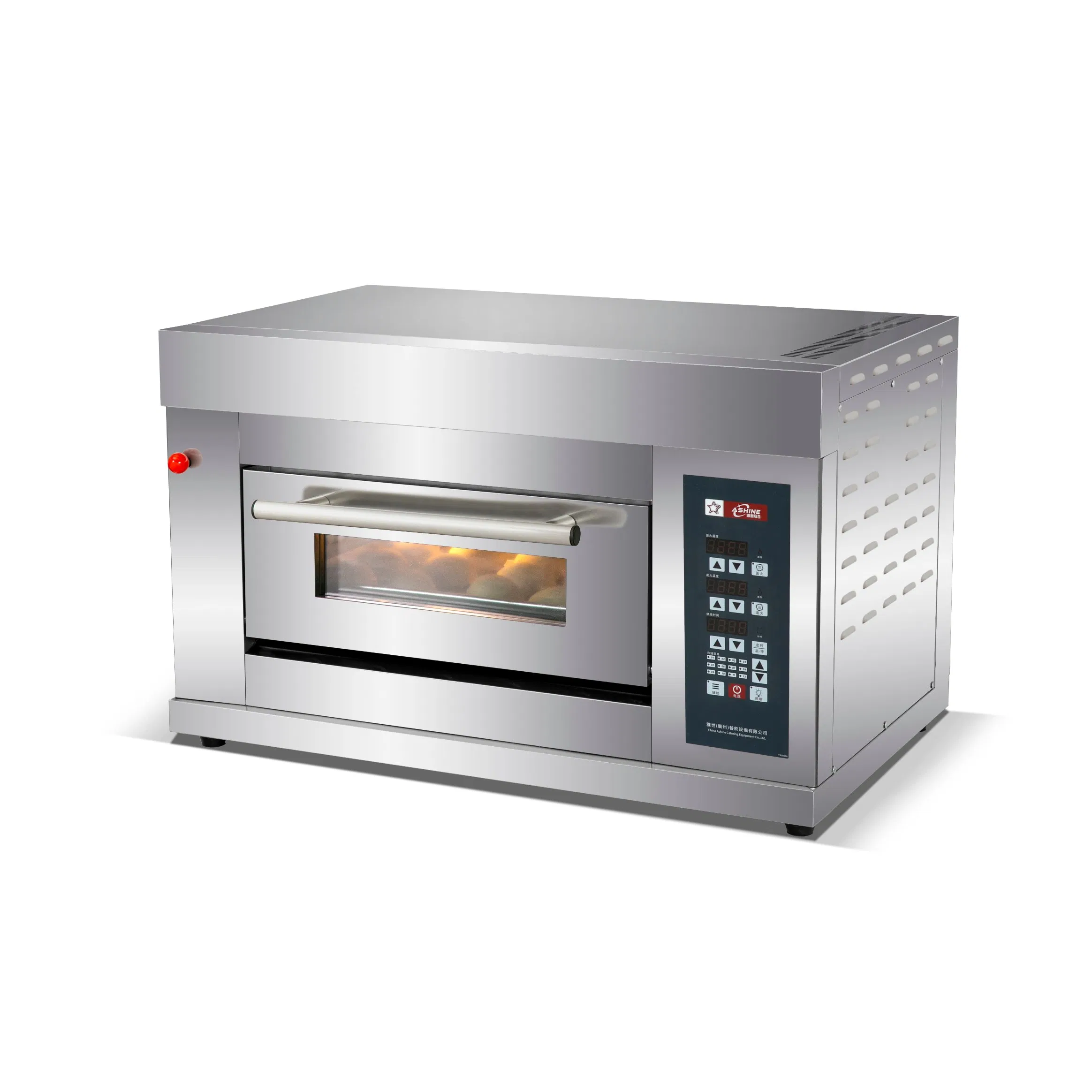 High-Performance Commercial Gas Deck Oven with Digital Controller for Bakeries and Restaurants