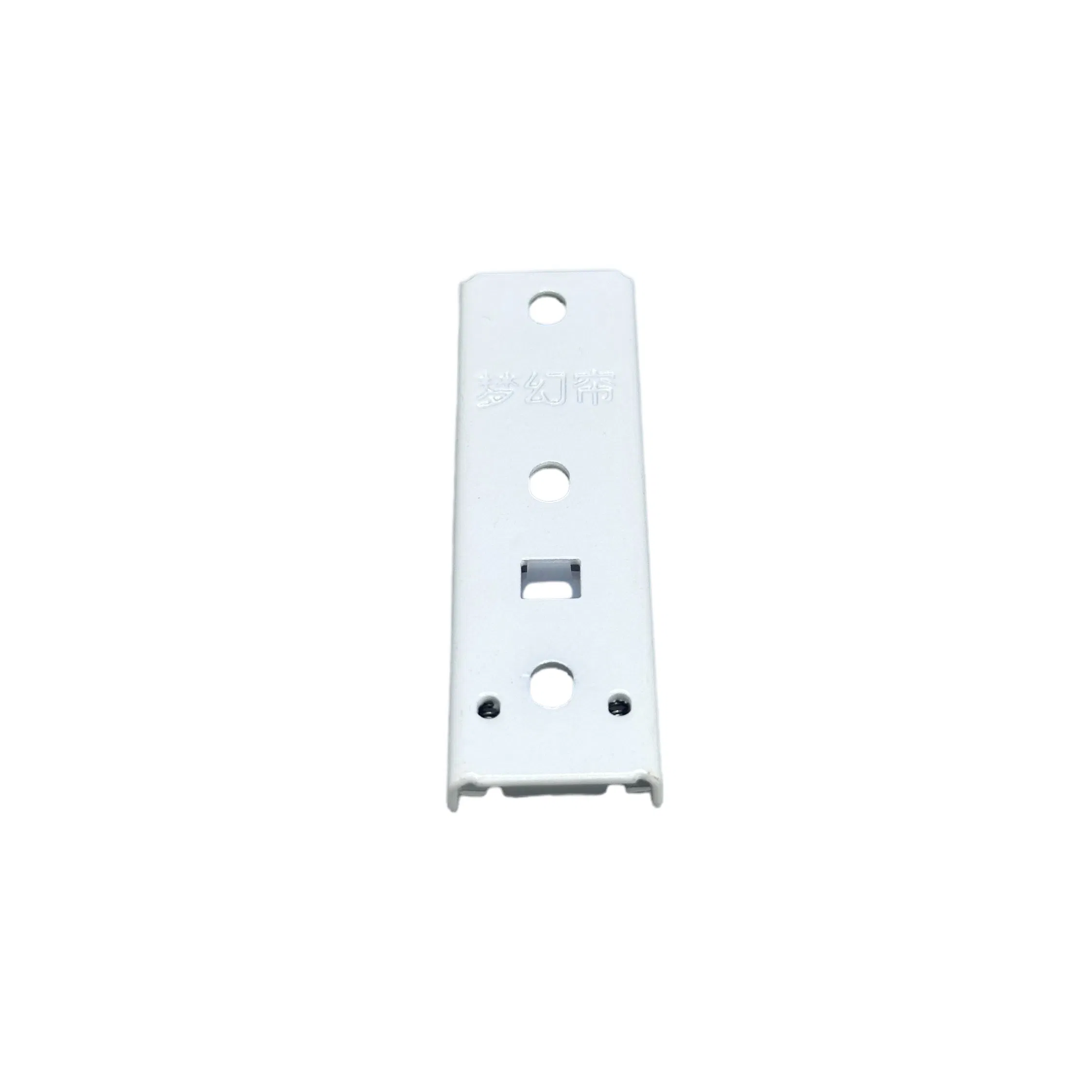 Safe Convenient Metal Two Layers Curtain Track Ceiling and Side Mounting Bracket