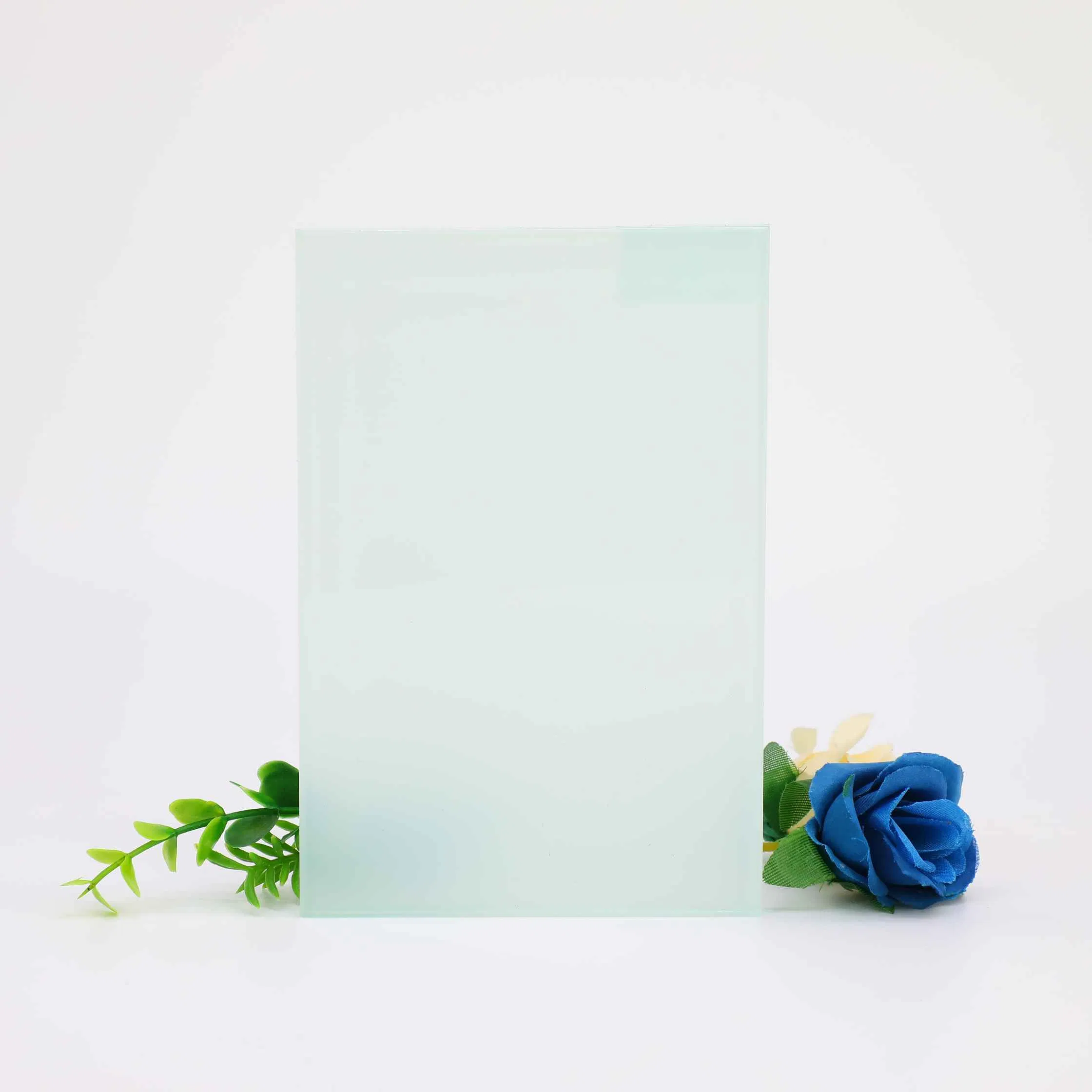 4-12mm No Finger Print Acid Etched Frosted Temepred Glass for Bathroom Shower Door