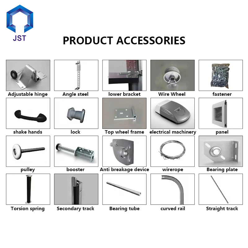 Luxury Steel Automatic Glass Garaga Door