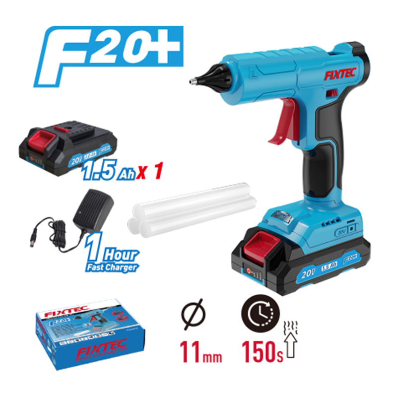 Беспроводной термоклеевой пистолет Fixtec 20V Heavy Duty
