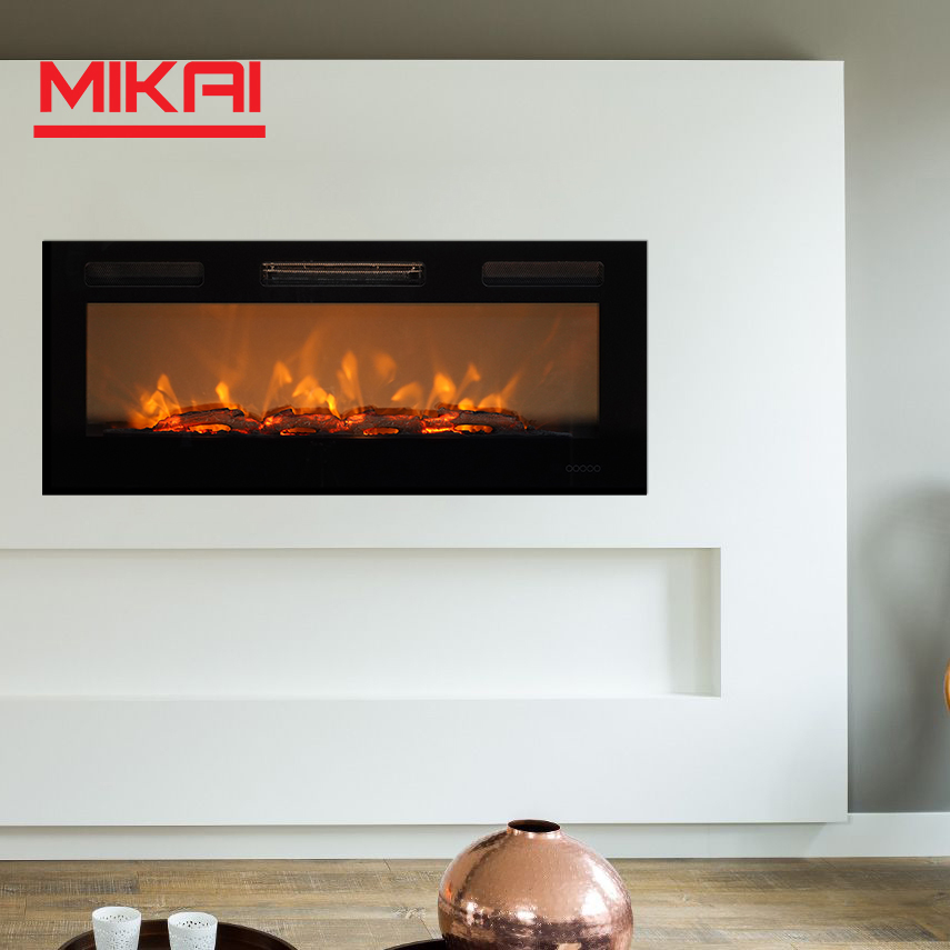 Factory Hot Sale LED Electric Fireplace with Remote Control and Decor Flame