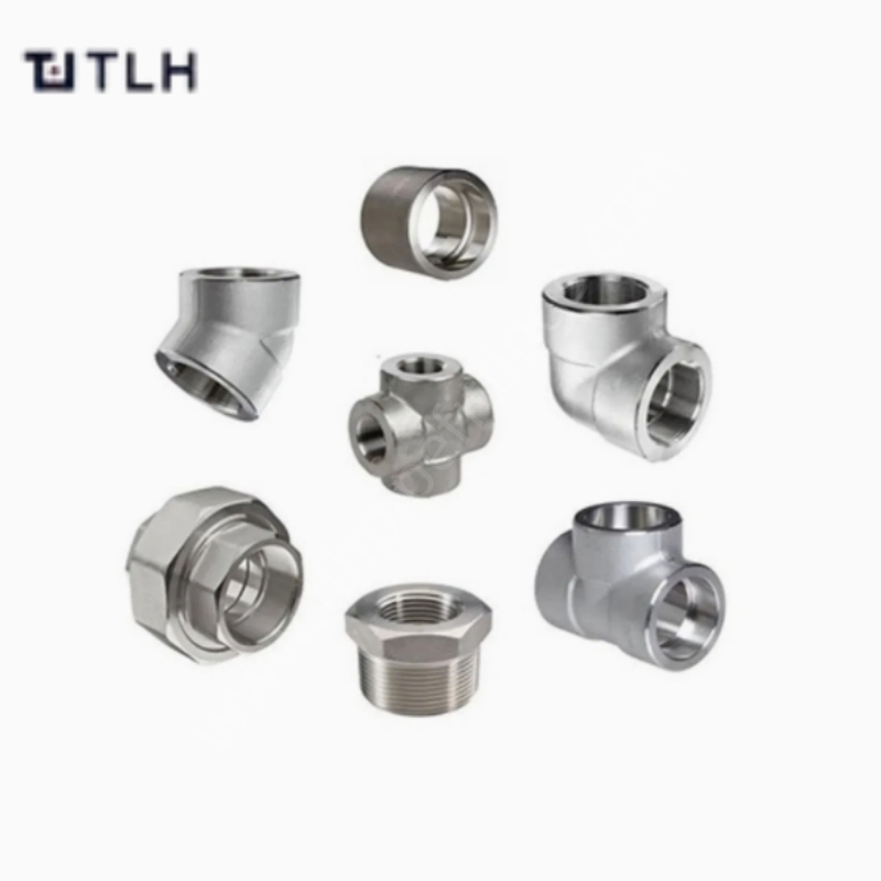 ASME B16.11 Carbon Stainless Steel SS316 NPT Threaded Forged Cross Fittings