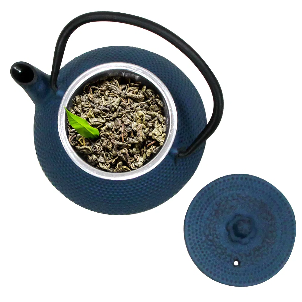 Чайник из эмалированного чугуна, 300 мл, синий