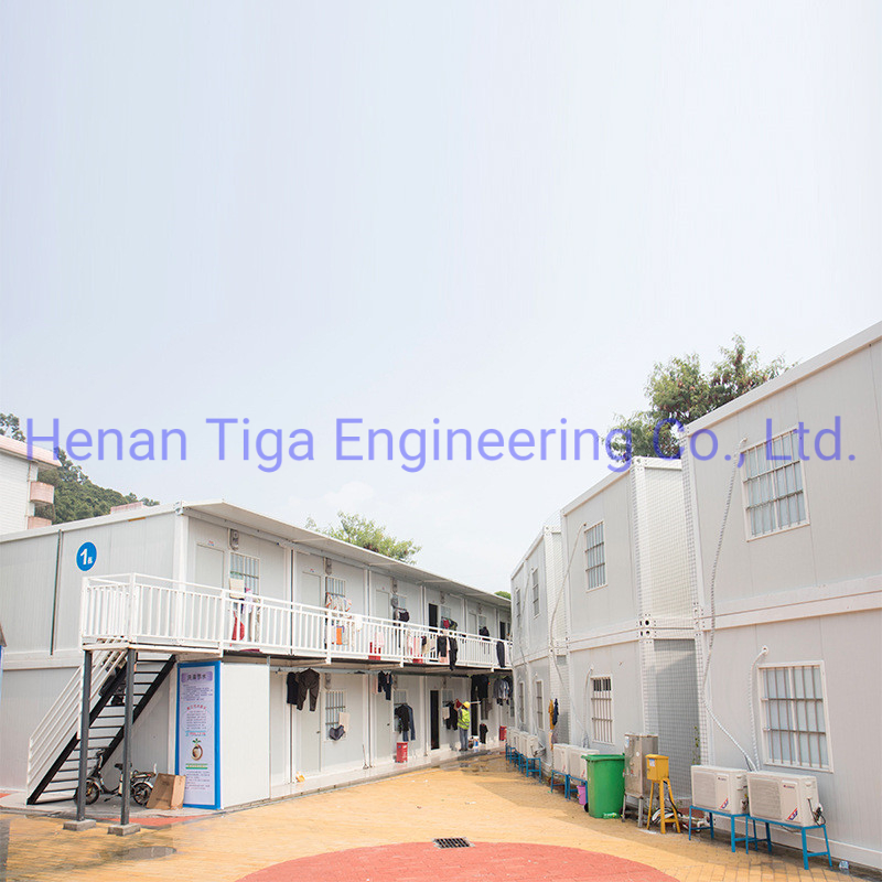 20FT Cheap Steel Framed Modular Living Flat Pack Prefabricated Container House Office Building
