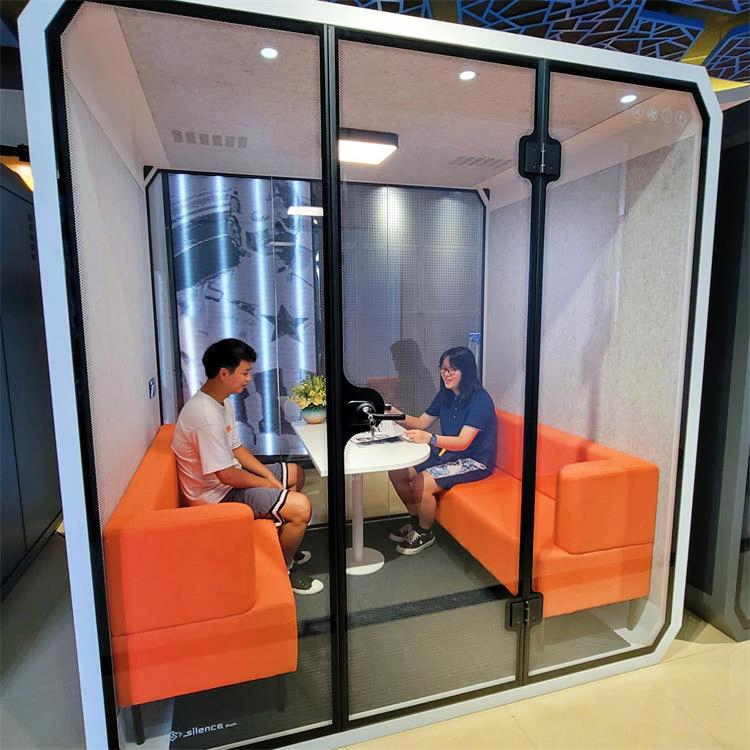 Mini House Phone Booth Soundproof Isolation Single Telephone Office Pod