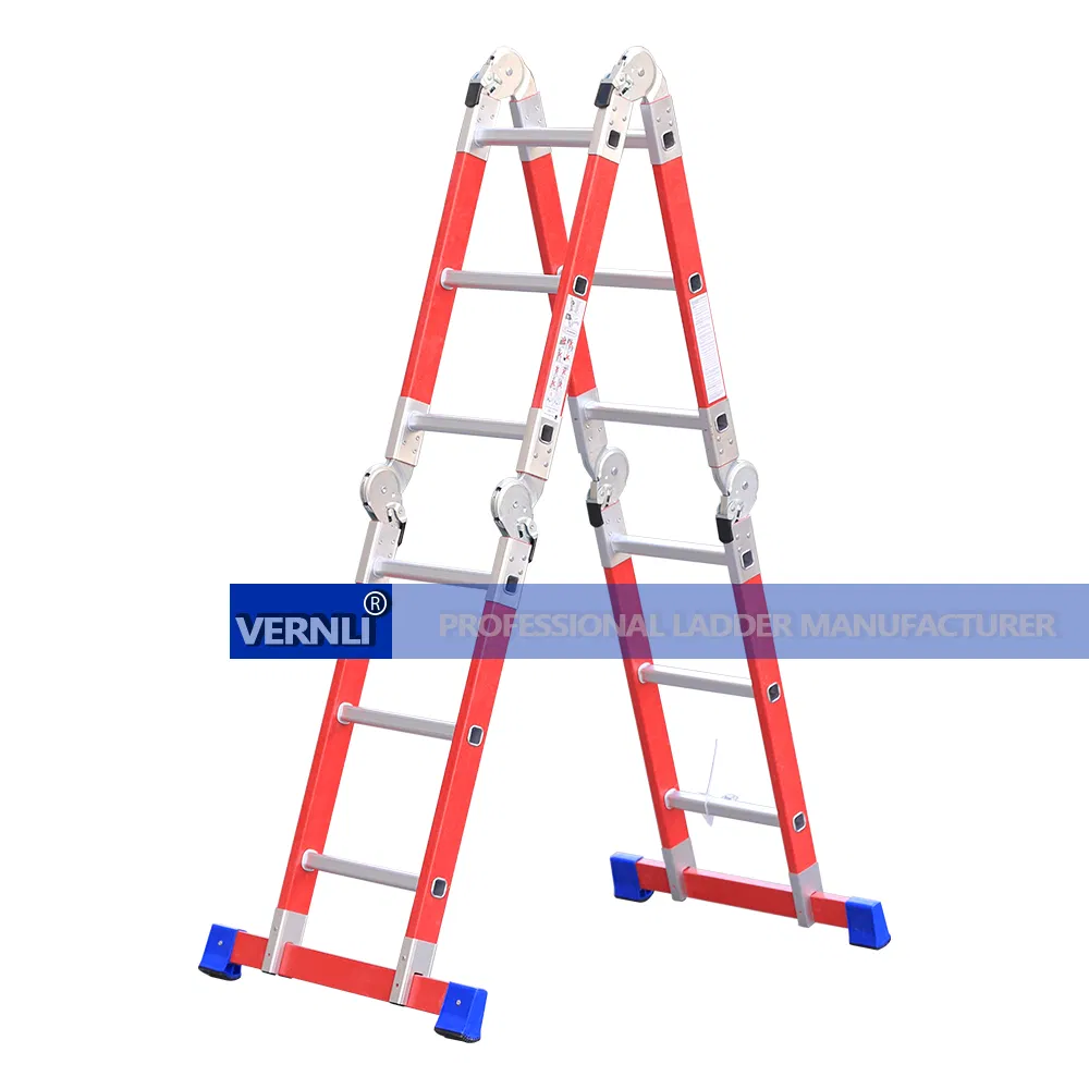 4*6 4*7 4*8 Step Durable Reinforced Fiberglass Foldable & Folding Multifunction Ladder