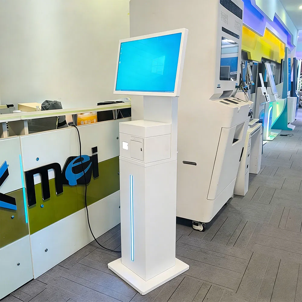 23.6 Inch Dual Display Visitor Machine for Corporate Reception