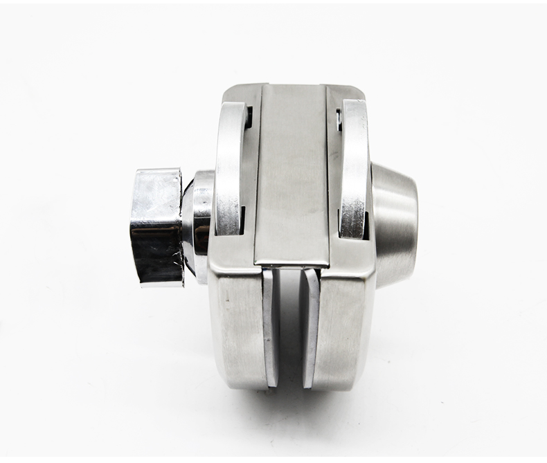 Tempered Glass Door Fitting Door Lock Round Center Lock Patch