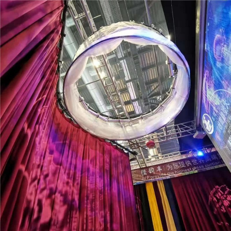 Theater Custom Sturdy and Durable Stage Arc/ Curved Track Stage Aluminum Alloy Track