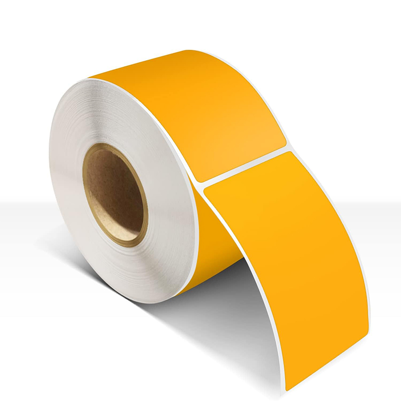 Customized Colored Coated Paper Label for Marking Boxes Ribbon Printed Adhesive Label