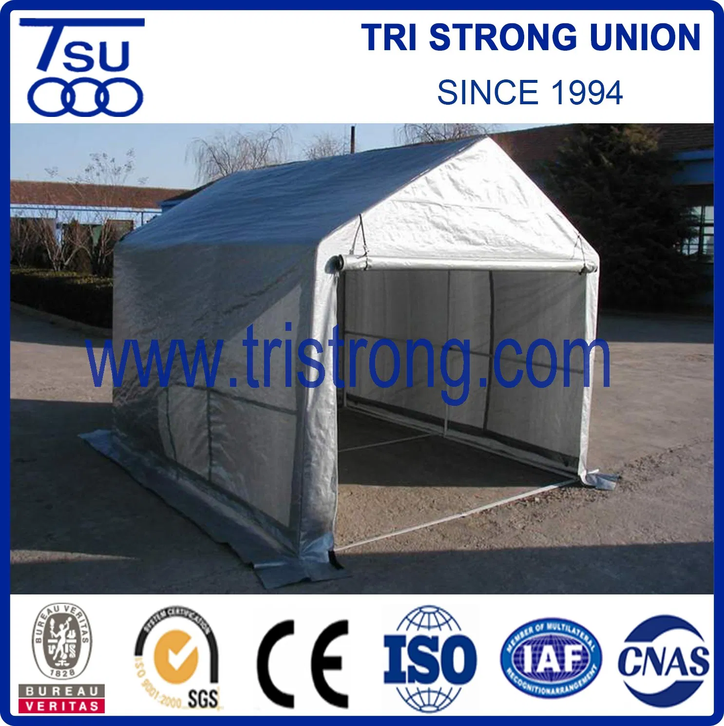 Portable Small Carport/Garden Tool Storage/Garden Shed/Greenhouse (TSU-250A)