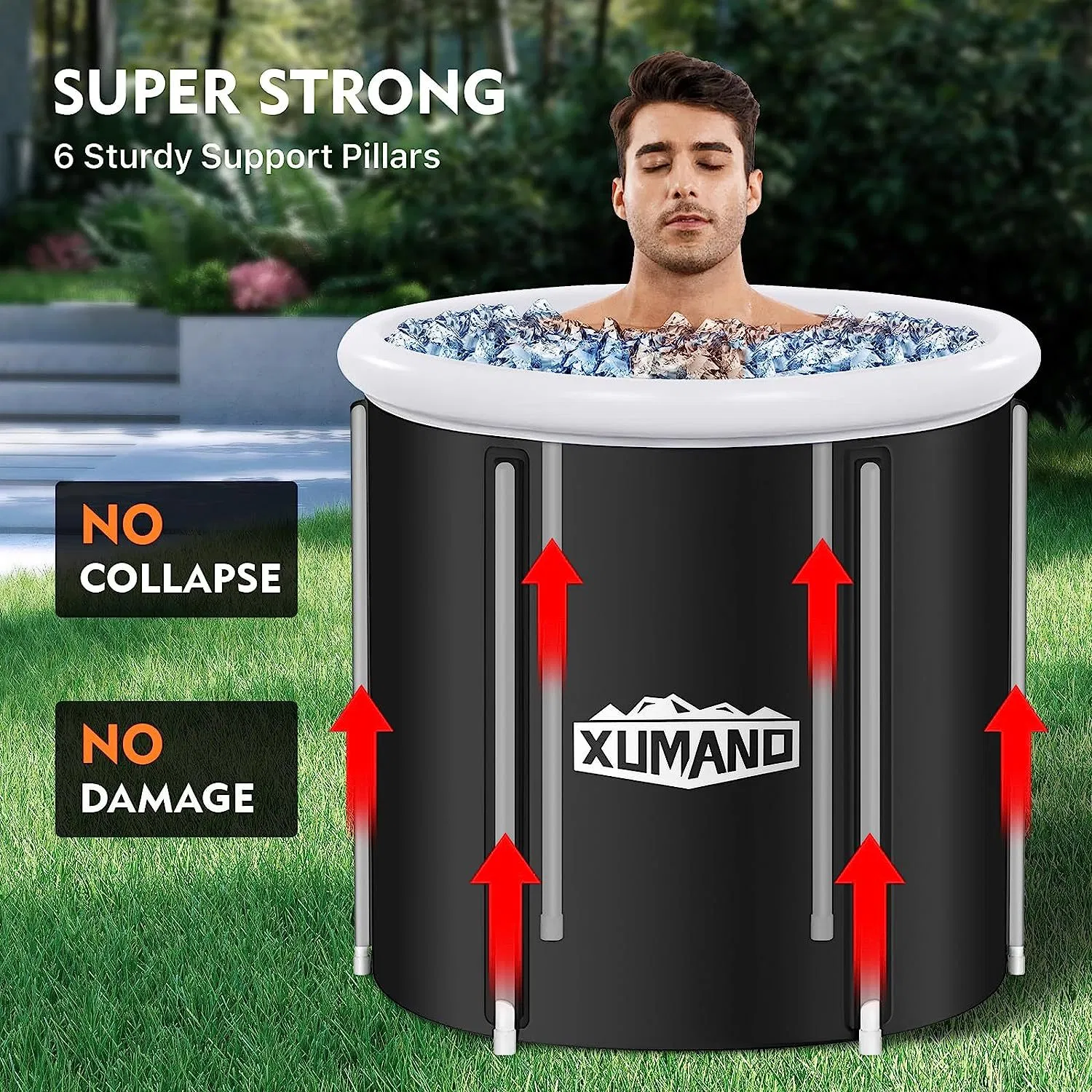 Переносная ледяная ванна Ice Barrel для криотерапии