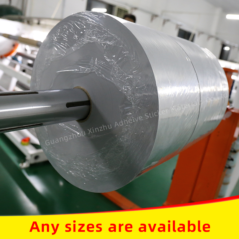 Inkjet Matt Silver Pet Self-Adhesive Material High Temperature Resistant Electronic Label