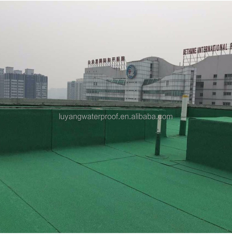 APP 4mm Thick Waterproof Membrane Slated Sand Surface Granules Surface Minerals Surface