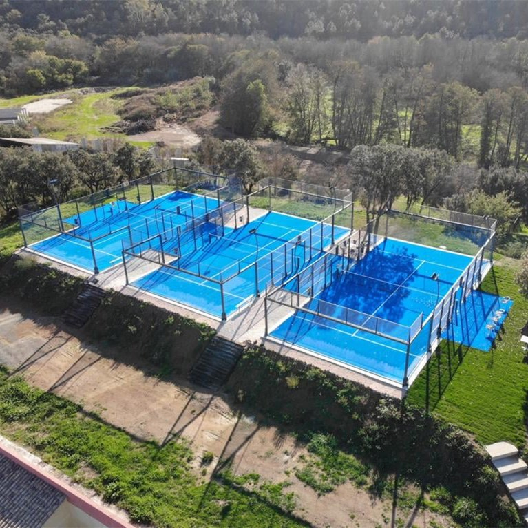 Paddle Field Full Panoramic Padel Court Paddle Tennis Court Artificial Grass Sports Flooring