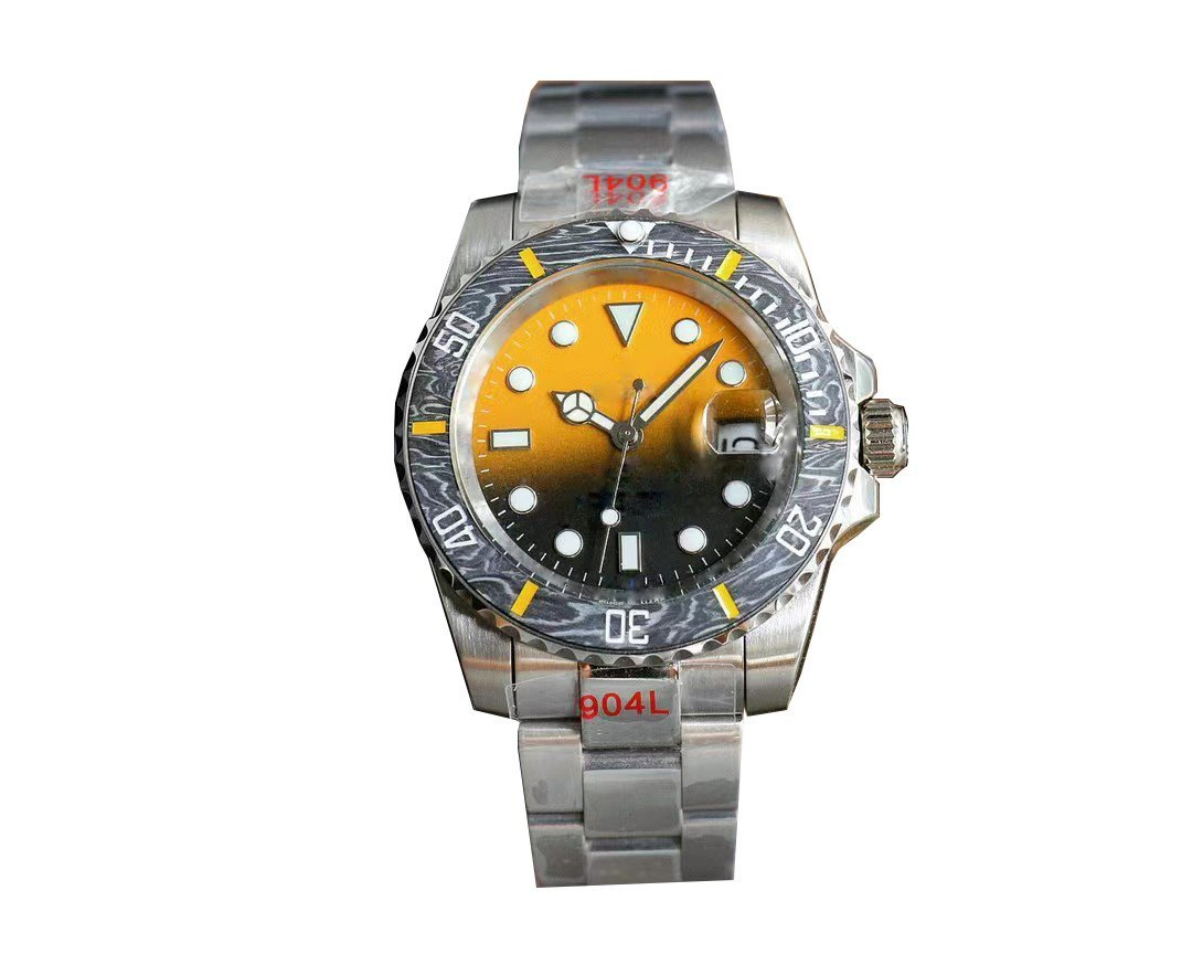 44mm Automatic Mechanical Men's Watch 904L - Stainless Steel Strap - Exquisite Craftsmanship, Suitable for Underwater Explorations - Fashionable New Model