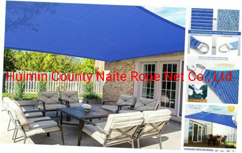 Best Quality Rectangle Triangle Square Waterproof LDPE Coated HDPE Sun Shade Net Canopy Shade Block Waterproof Sun Shade Sail for Greenhouse Carports
