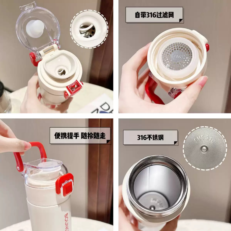 Stylish Vacuum Water Bottle with Custom Logo for Brand Promotion