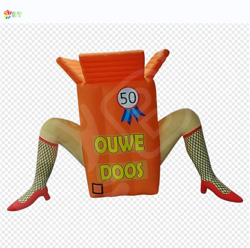 Boyan Holland Birthday Cartoon Puppet Stockings Legs Inflatable Box Legs Ouwe Doos Balloon