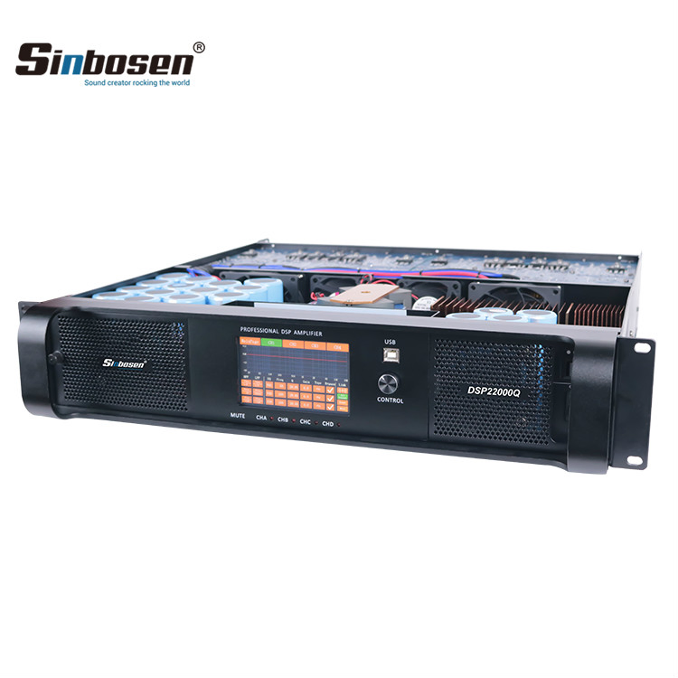 Sinbosen Professional DSP Amplifier Module DSP22000q 4 Channel 10000 Watt Power Amplifier