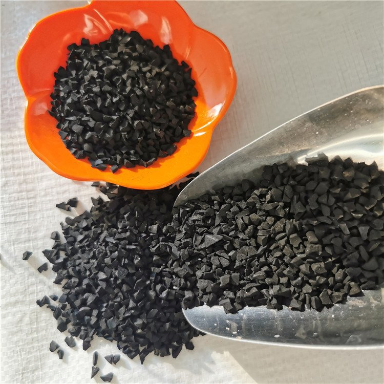 Artificial Grass Infill/Running Track/Playground Bottom Black SBR Rubber Granules