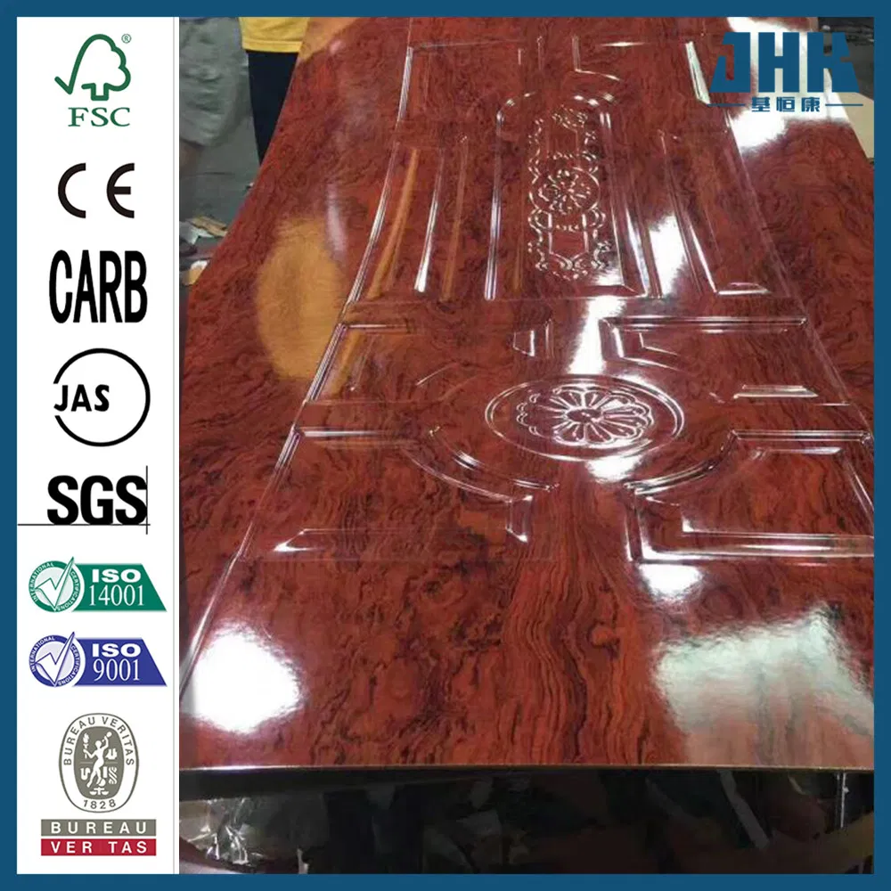 Jhk 3D Wall Panel Decoration Gloss MDF Melamine Door Skin