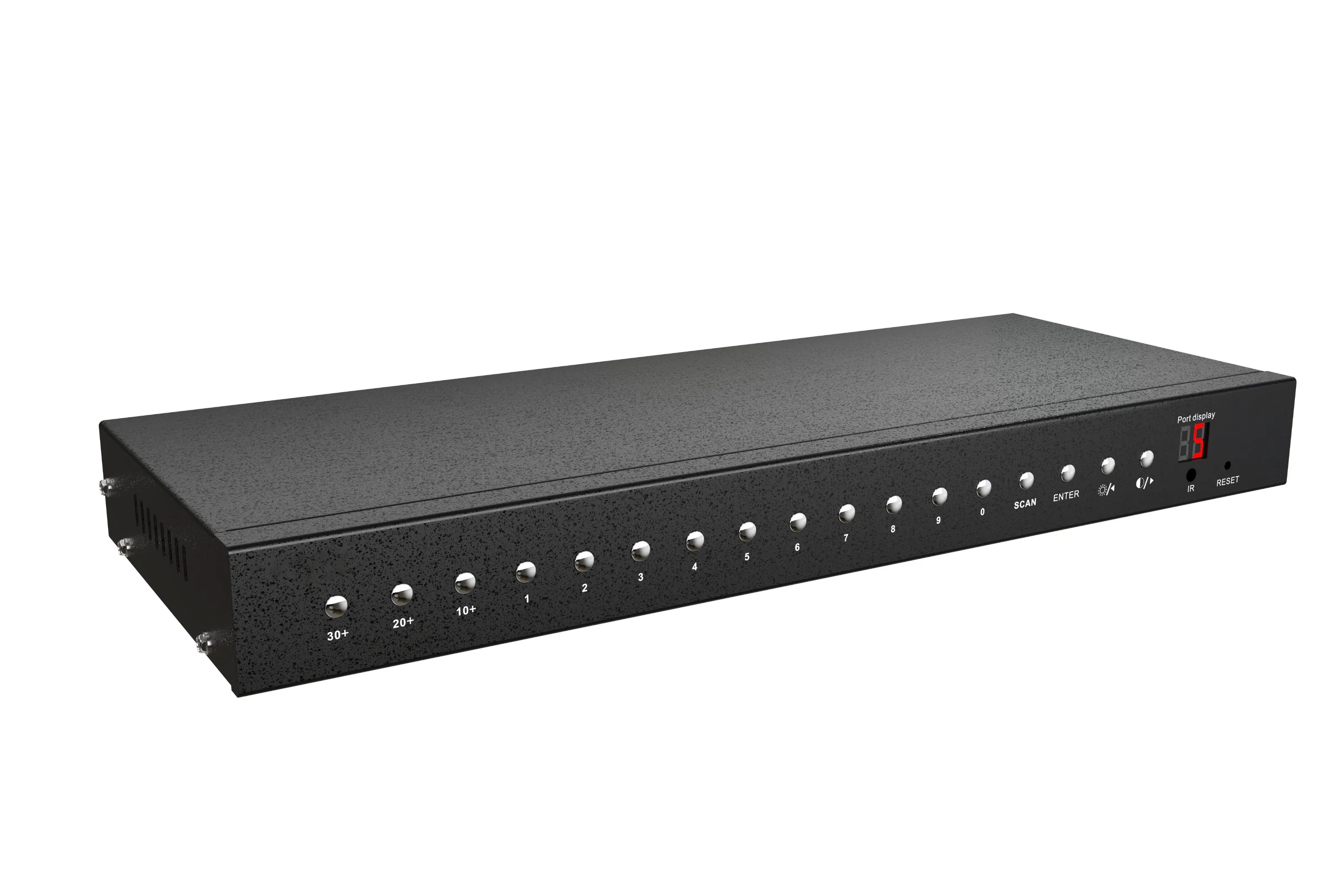32-портовый KVM-коммутатор Caratar по Ethernet с адаптерами VGA-RJ45
