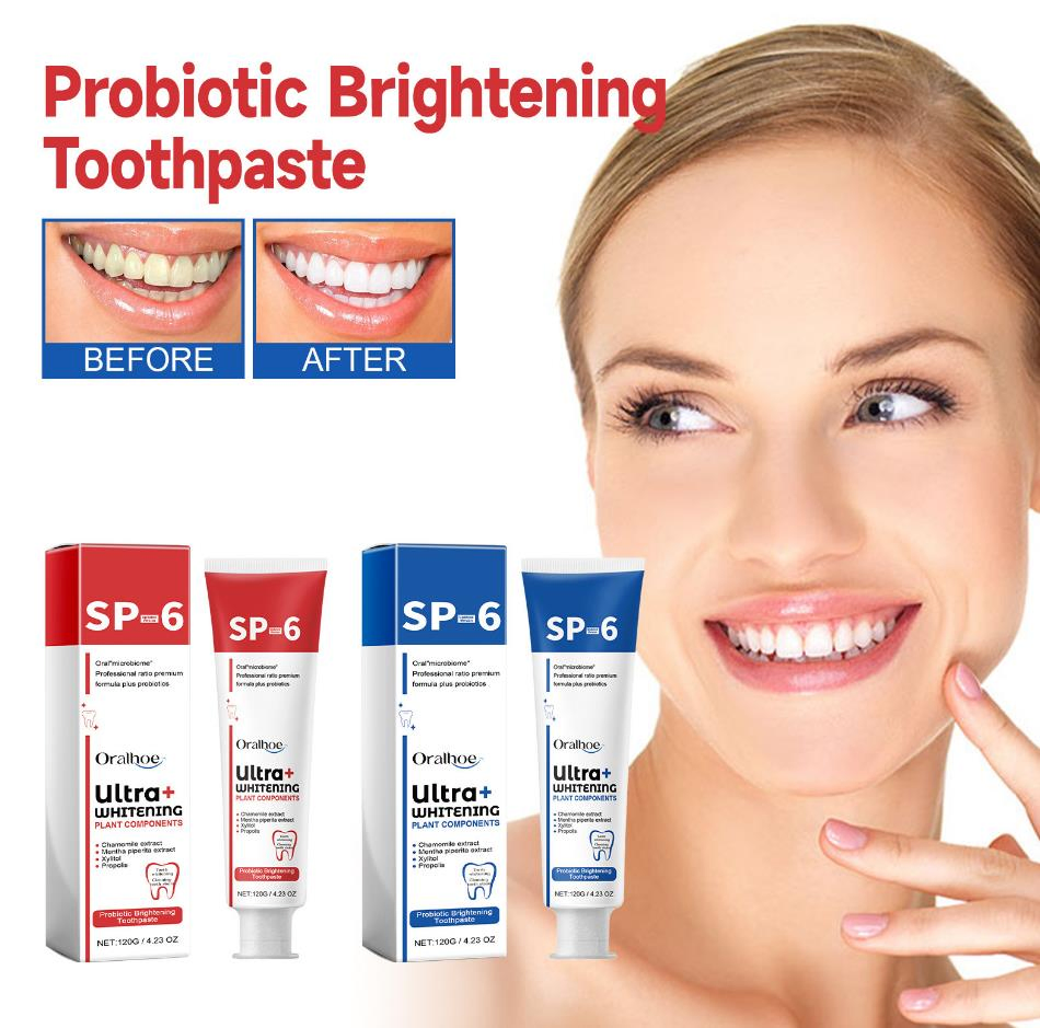 Отбеливающая зубная паста SP-6 Probiotic, 120г