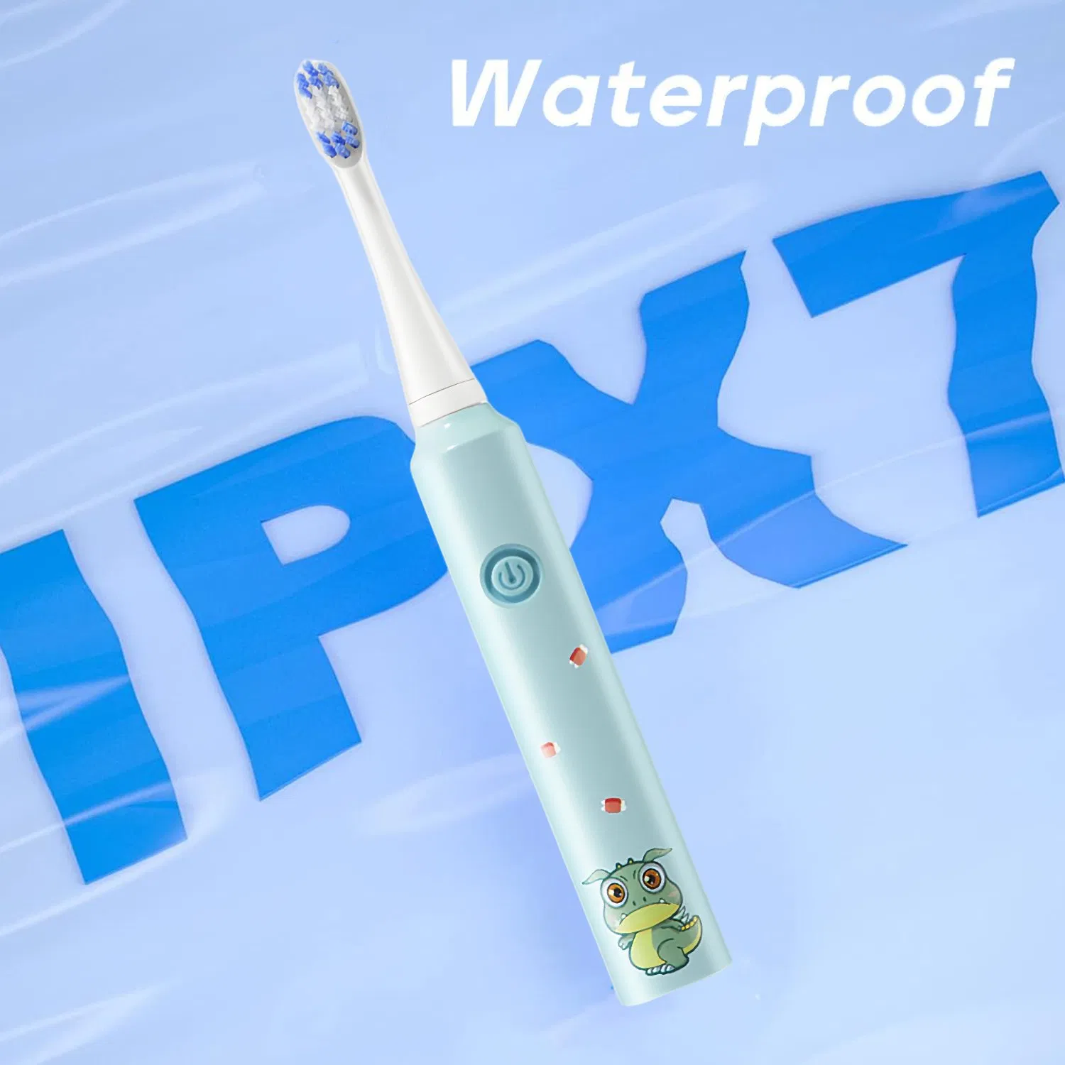 Children/Kids Smart Waterproof Soft Bristle Battery Powered Electric Toothbrush