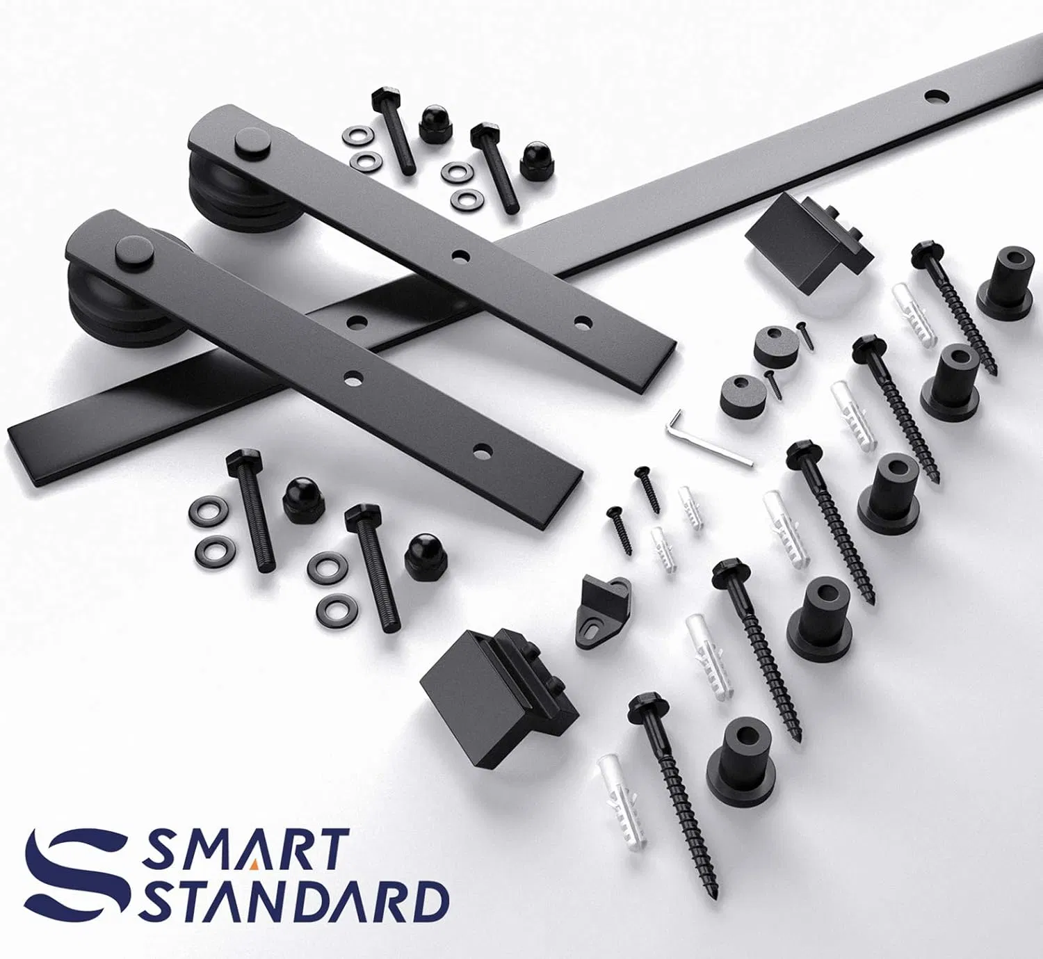 Furniture Hardware: Easy to Install, Silent, Heavy-Duty Sliding Door Slide Rail