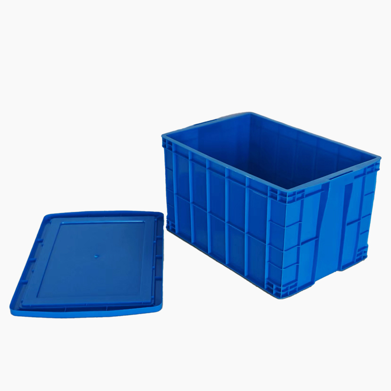 Mesh Stackable Handle Nestable Plastic Moving Crate Harvest Storage Food Basket