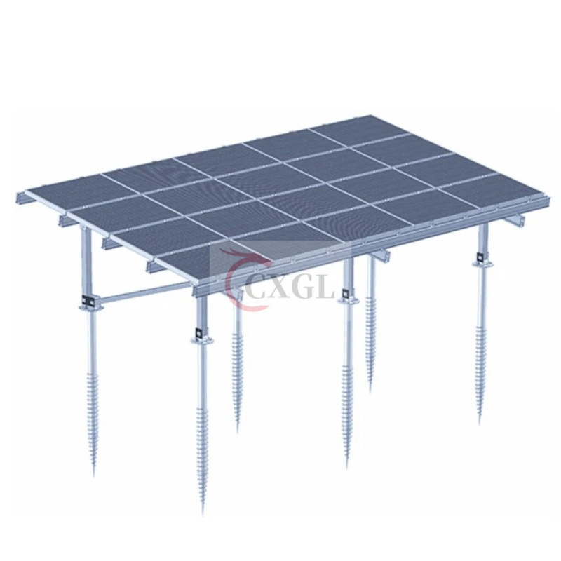 Винтовой анкер для грунта оцинкованный, регулируемый