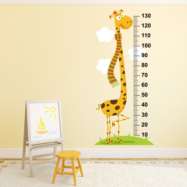 Children Growth Height Chart Height Measure Wall Sticker