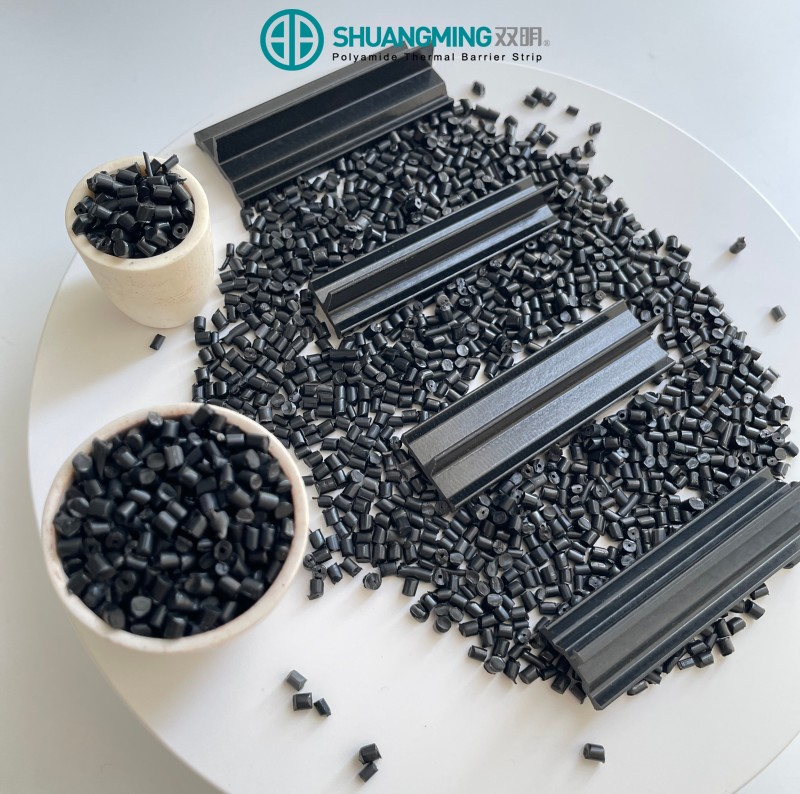 PA66 Black Color Master Polyamide PA66GF25 Nylon Recycled Material Plastic Granule