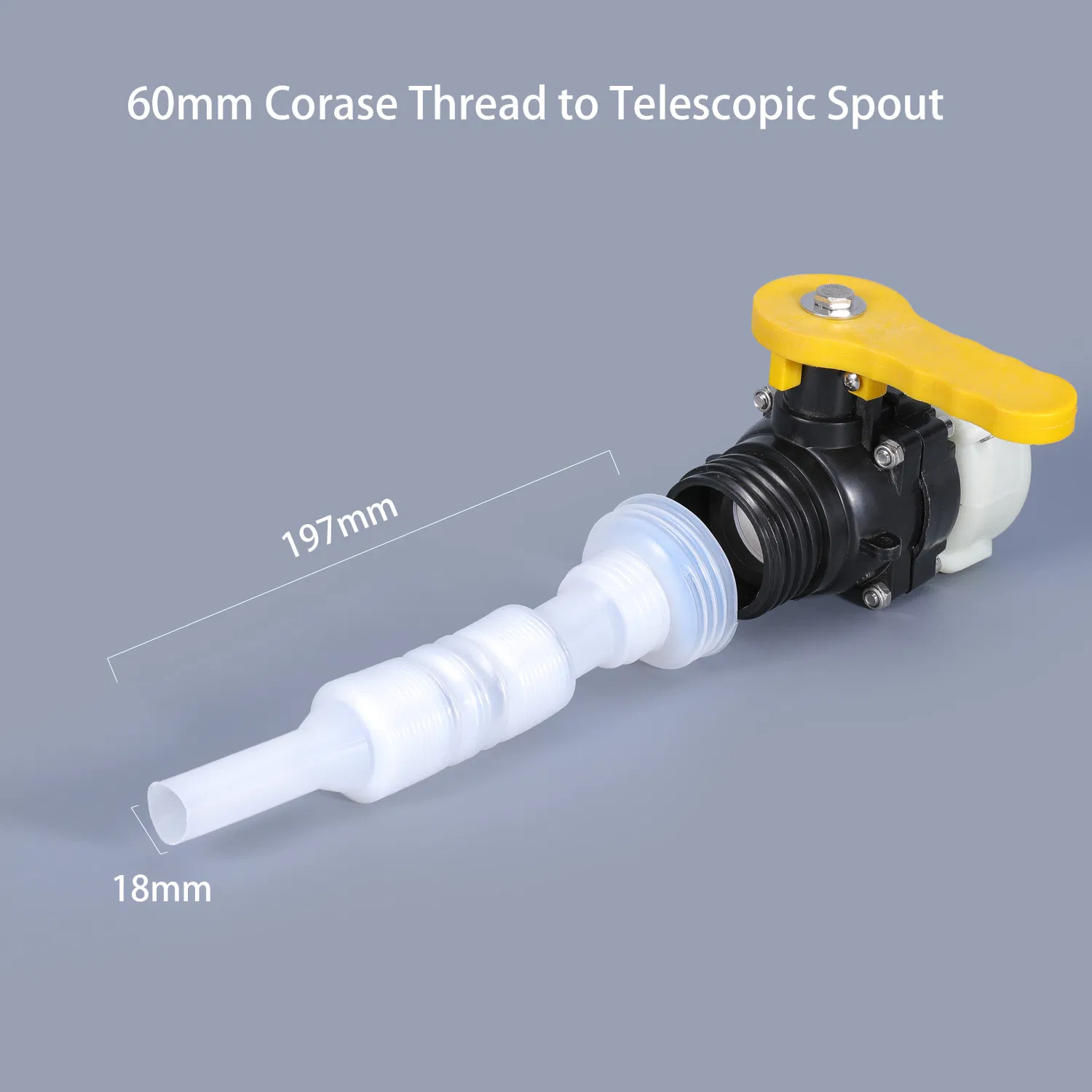 Transparent IBC Tote Flexible Extension Tube for Industrial Water Supply
