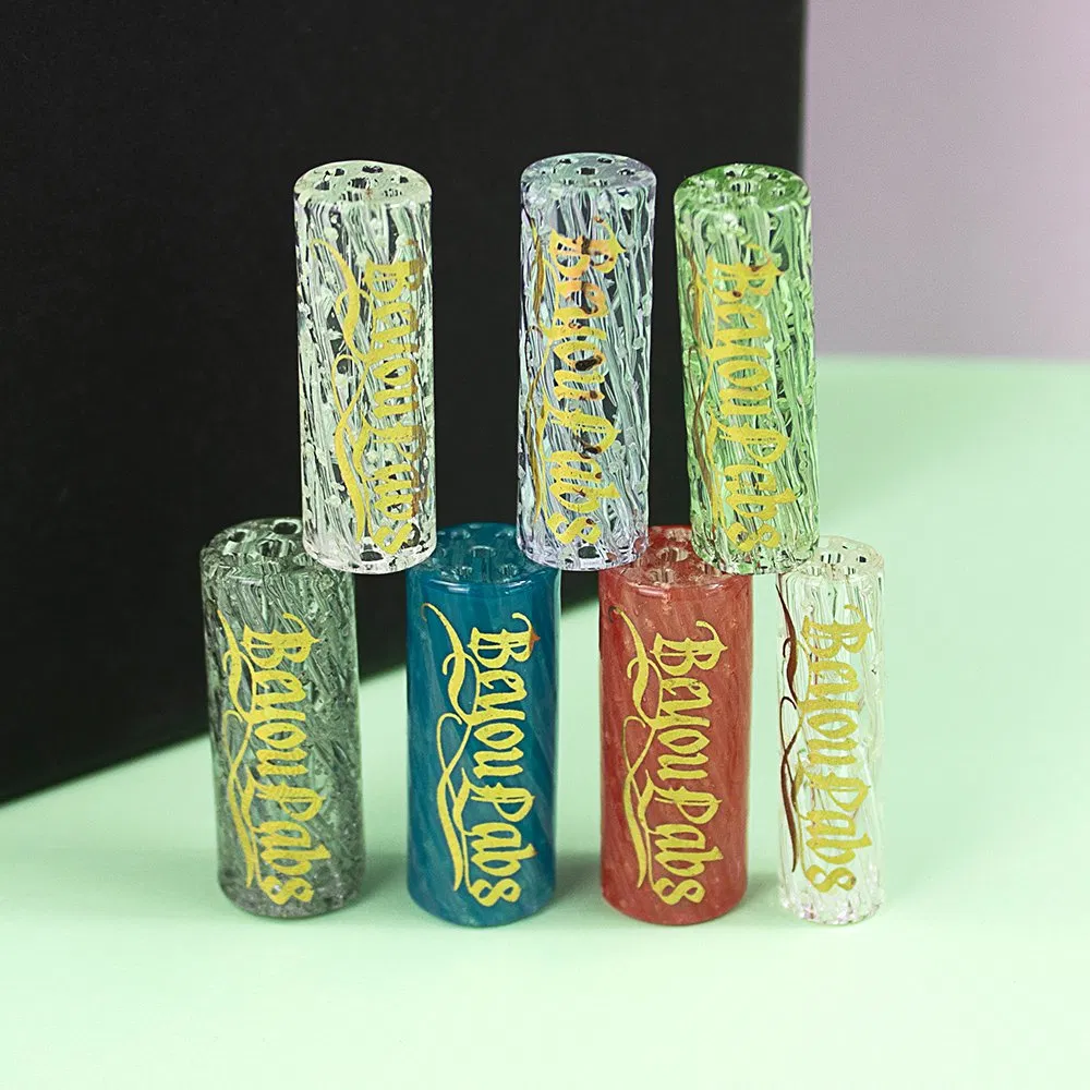 6/8/10/12mm 7/9 Holes Customzied Logo Glow in The Dark Glass Filter Tips