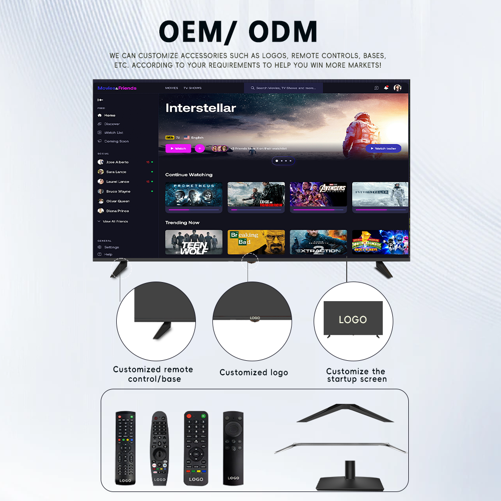 Телевизор Smart TV Neo 50-150 дюймов 8K QLED HDR Bluetooth