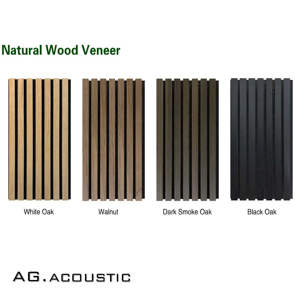 AG. Acoustic Acoustic Panel Soundproofing Wooden Veneer Decor Wall Cladding Board for Hotel