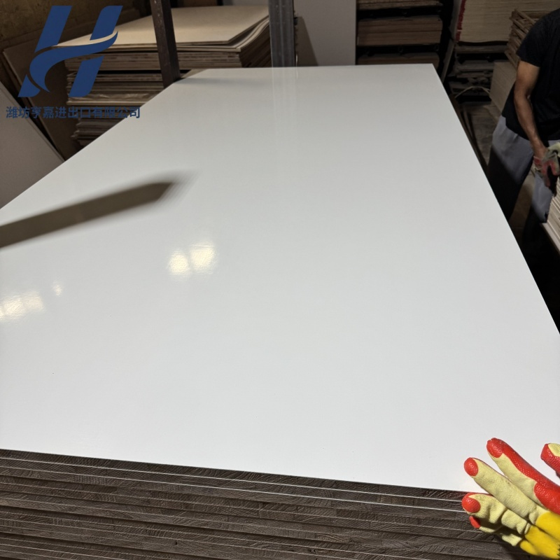 Hengjia High Quality 1220*2440mm Furniture Grade White Melamine Faced Block Board Laminated Wood Boards Blockboards