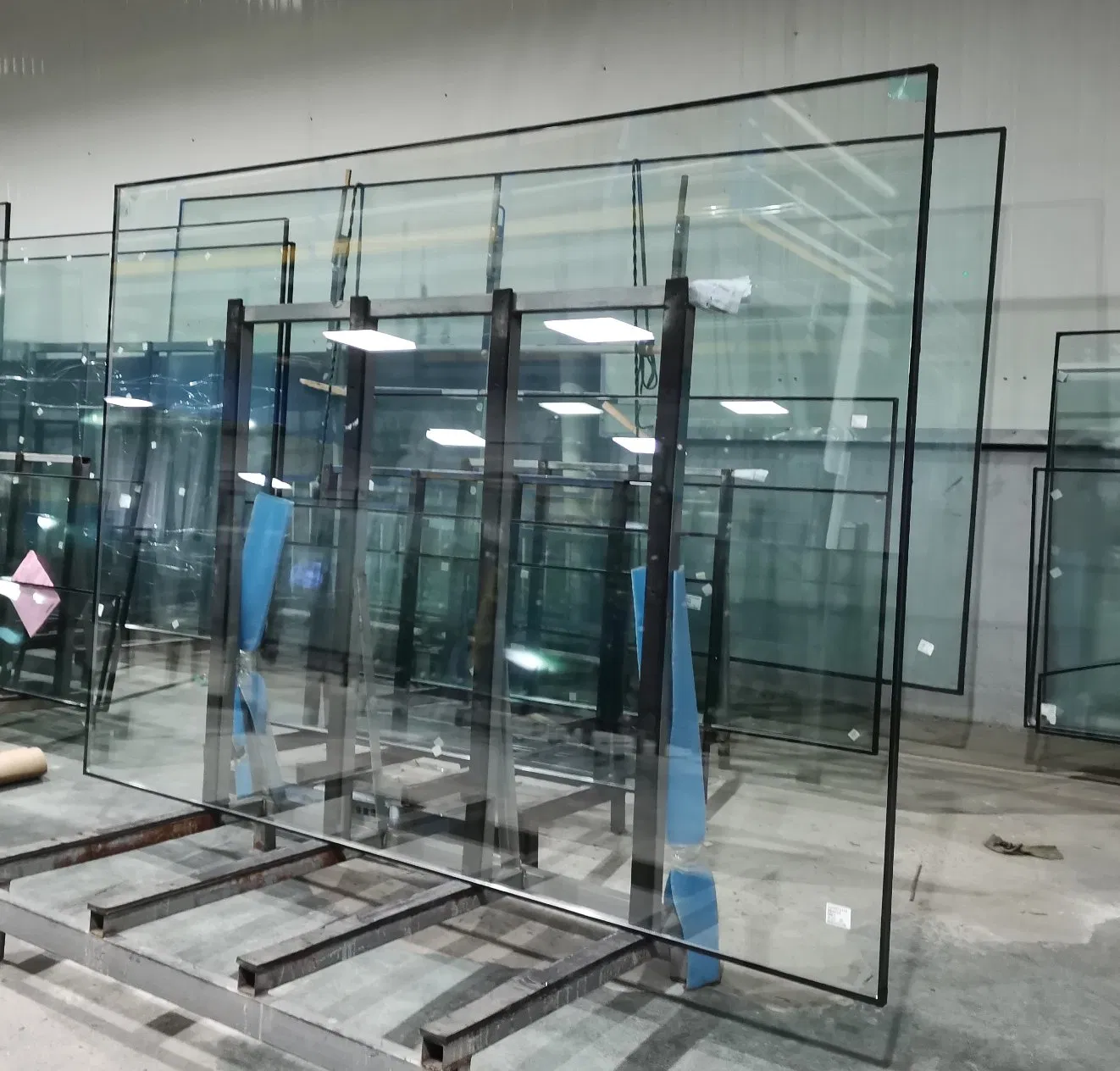 Tempered Laminated Ford blue Reflective Insulated Glass