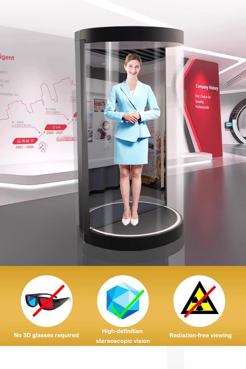 Revolutionary 32 Inch Holographic Advertising Cabinet for Stunning Presentations