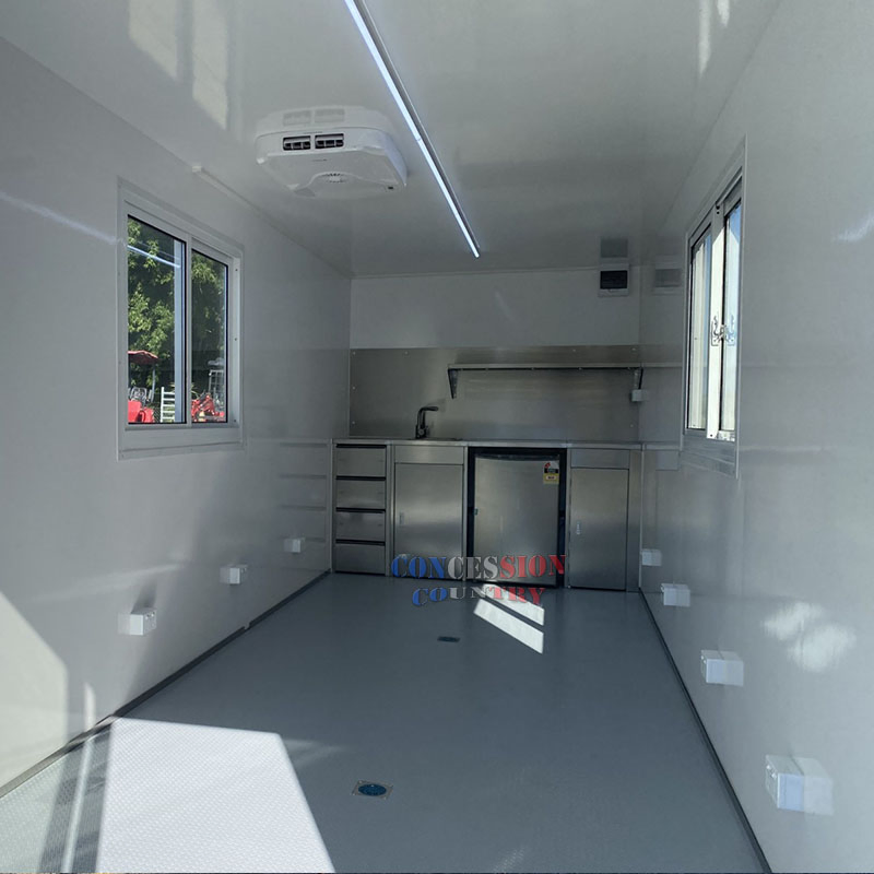 European Tiny Office House Mobile Office Trailer with Online Technical