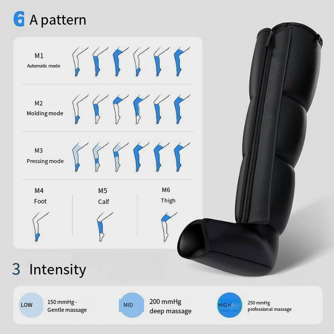 Air Eave Leg Massager Fully Wrapped with Memory Airbag