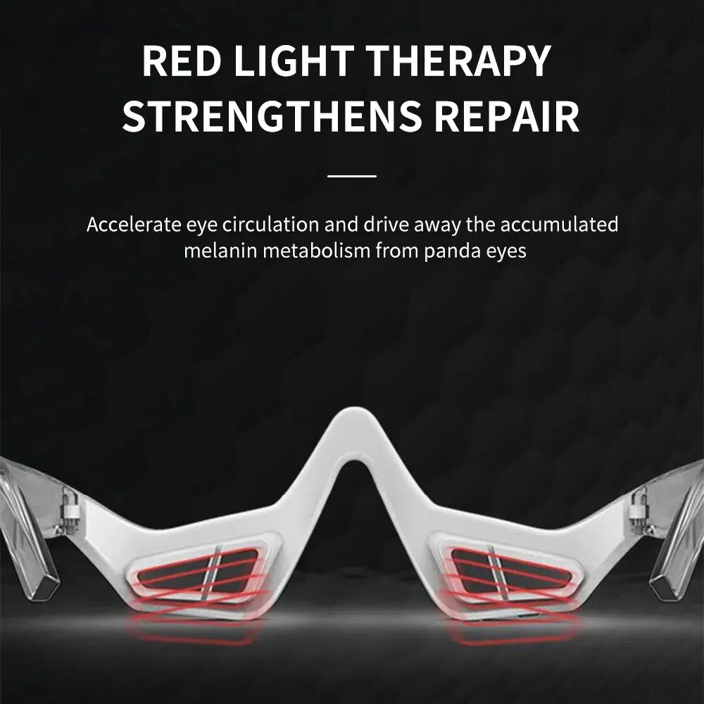 Home Use EMS Red Light Vibrating Eye Massager Glasses Face Lift Device