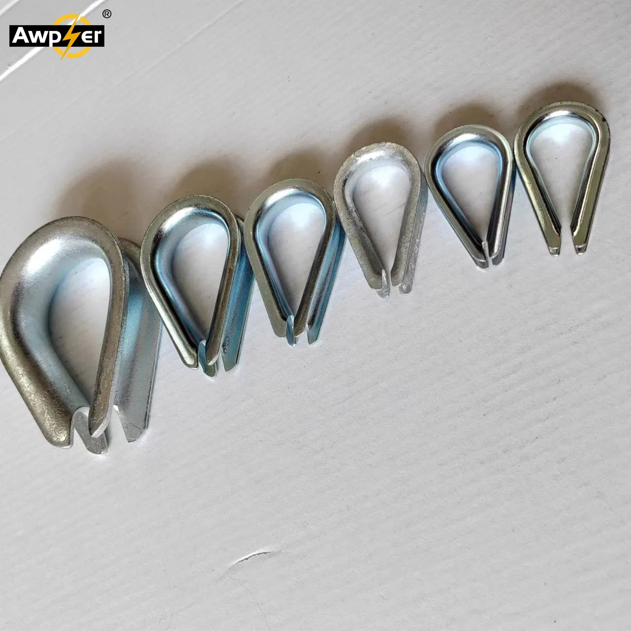 Electric Power Line Fittings Wire Rope Thimble