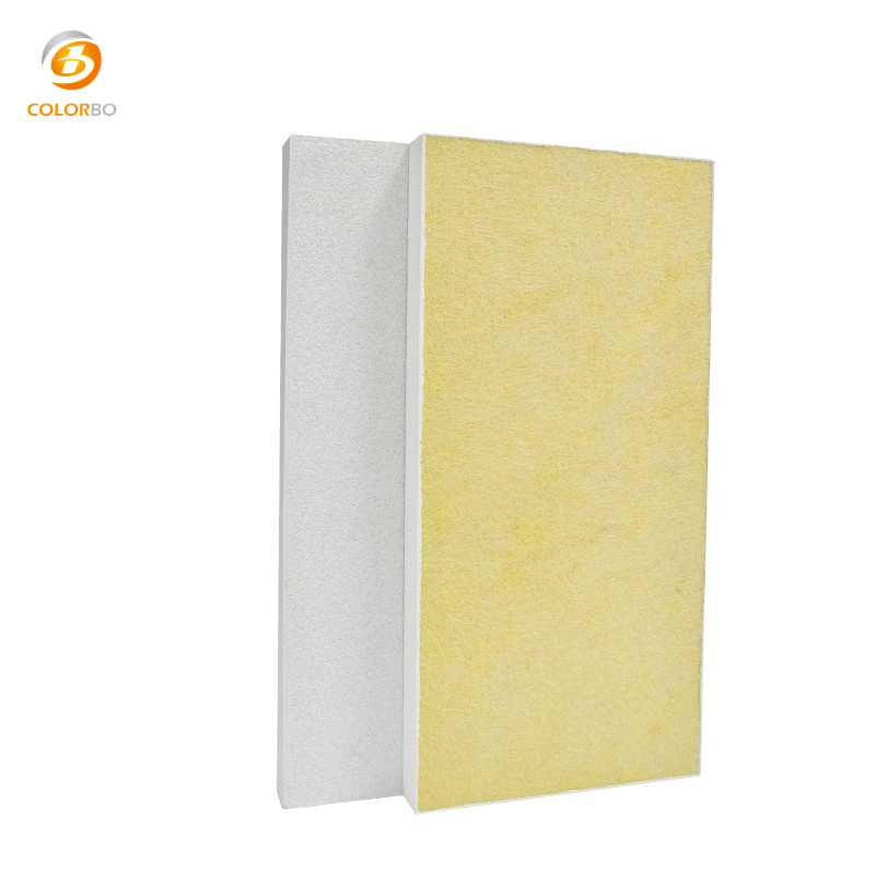 Fiberglass Acoustic Home Studio Soundproof Sound Absorbing Panel  Rigid Fiberglass Board